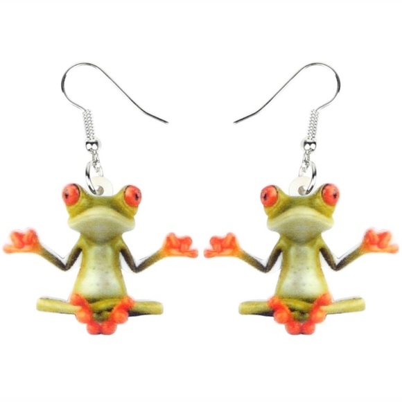 GEOMETRIC Laser Cut Acrylic Earrings. NWT - Picture 1 of 2